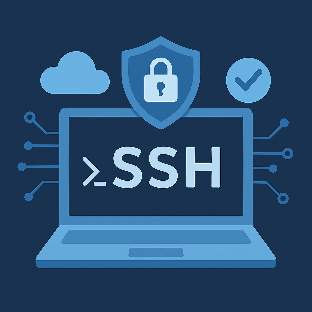 How to log in with and what is SSH?